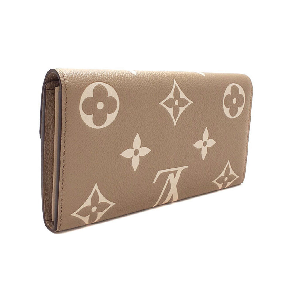 Louis Vuitton Monogram Long Bicolor Portefeuille Empreinte NM Bi Sarah fold